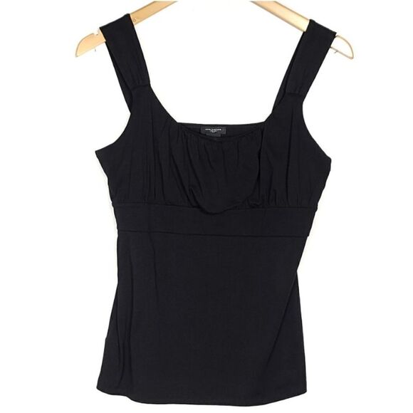 Ann Taylor Black V Neck Blouse - Picture 2 of 9